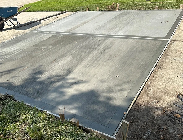 Pergola and concrete patio outdoor living space in Clear Lake